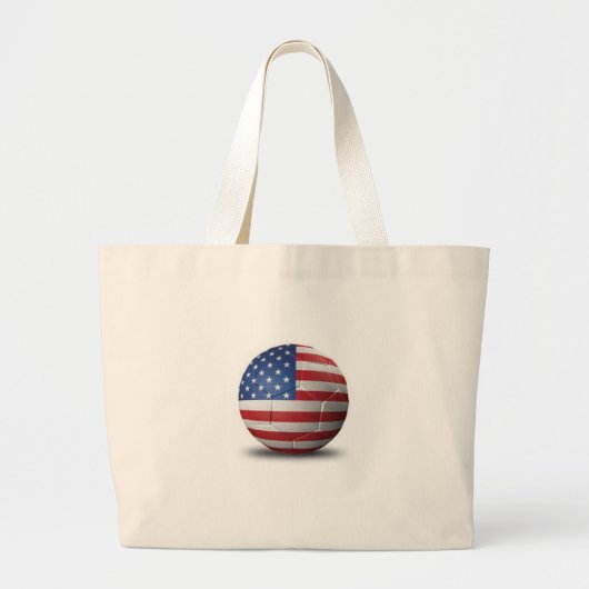 Canvas tas Amerikaanse vlag Voetbal (Voorkant)