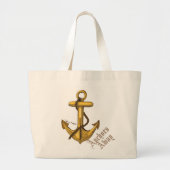 canvas tas "Anchors Away" (Voorkant)