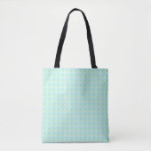 Canvas tas (ao) - Aqua Blue Mosiac Pattern (Voorkant)