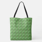 Canvas tas (ao) - Green Rings Kaleidoscope (Achterkant)