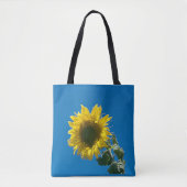 Canvas tas (ao) - Grote zonnebloem (Voorkant)