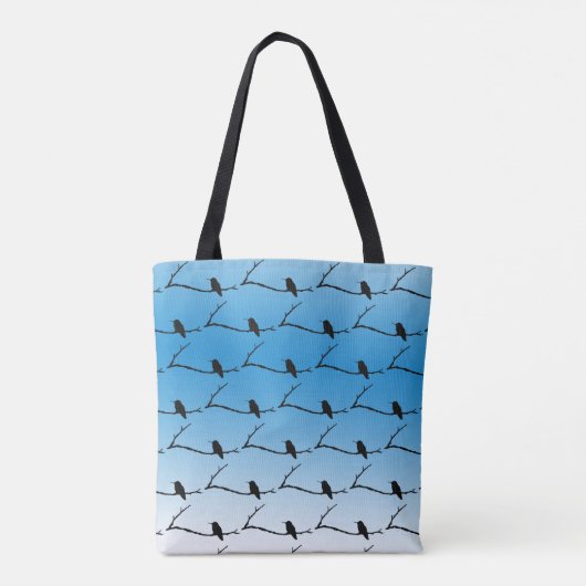 Canvas tas (ao) - Hummingbird Mosaic (Achterkant)