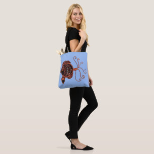 Canvas tas (ao) - Kopervis en kralen