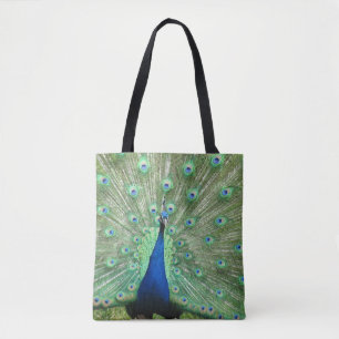 Canvas tas (ao) - Peacock verdubbeld