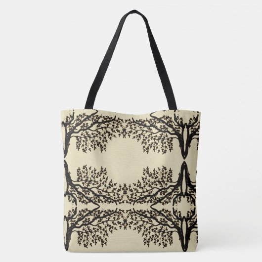 Canvas tas (ao) - Truiende takken met naam (Achterkant)