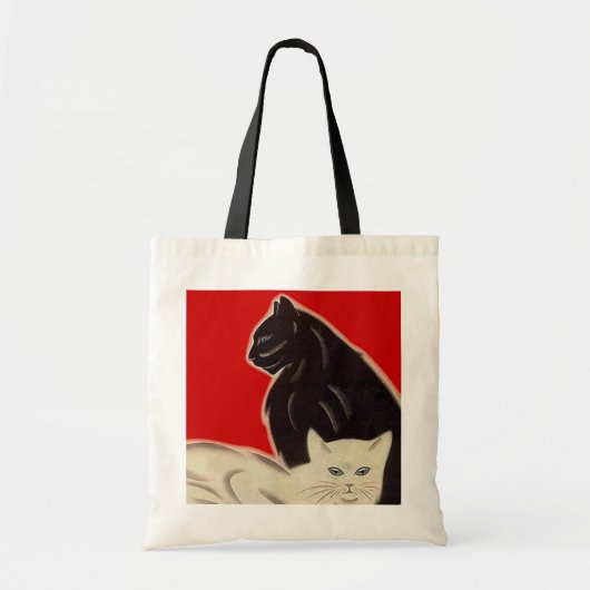 canvas tas Art Deco Style Catz Cats eye-CATching (Voorkant)