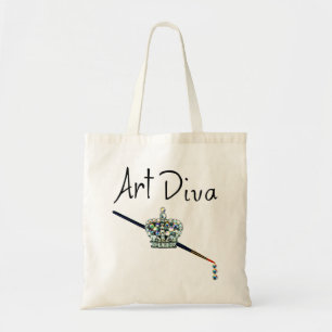 canvas tas "Art Diva"