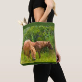 Canvas tas Assateague Ponies (Dichtbij)