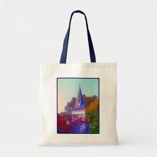 canvas tas "Autumn Steeple" Budget Canvas (Voorkant)
