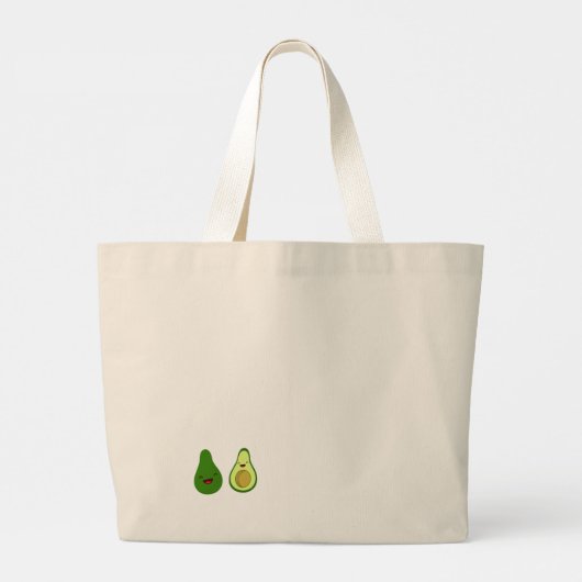 Canvas tas avocado (Achterkant)