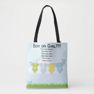Canvas tas Babydouche Moederschap Gift Bag Boy Gir
