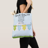 Canvas tas Babydouche Moederschap Gift Bag Boy Gir (Dichtbij)