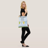 Canvas tas Babydouche Moederschap Gift Bag Boy Gir (Op model)