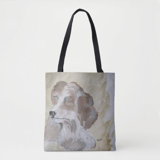Canvas tas: Beagle Dog Tote Bag (Voorkant)