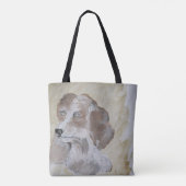 Canvas tas: Beagle Dog Tote Bag (Achterkant)