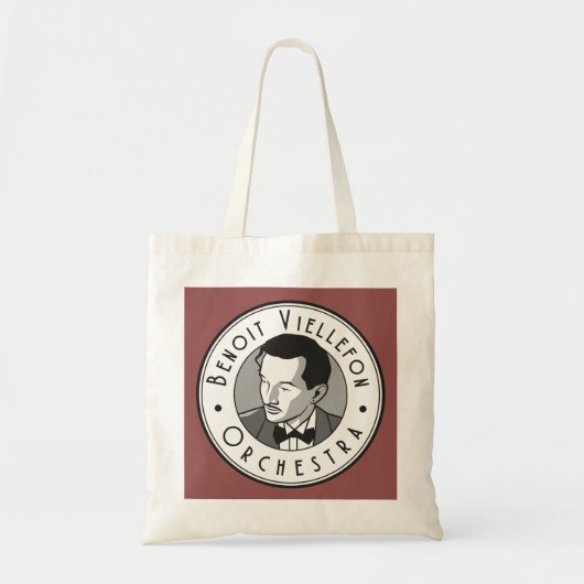 canvas tas - Benoit Viellefon Orchestra (B&W) (Voorkant)