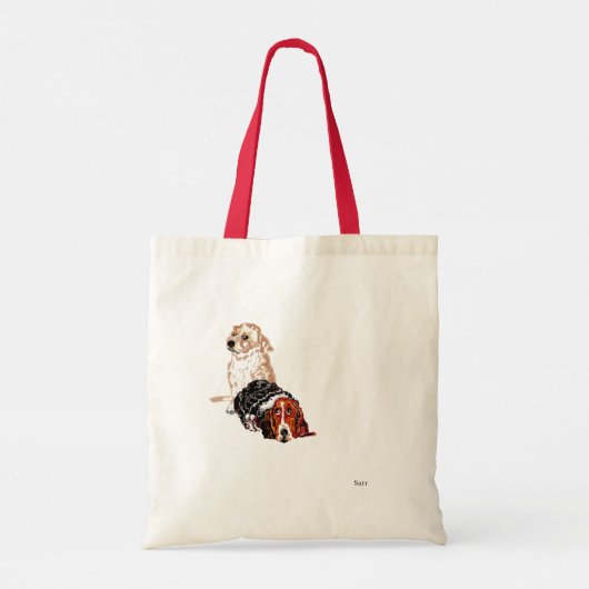 Canvas tas : Beste boeddies (Achterkant)