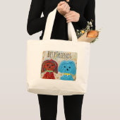canvas tas - Beste vrienden (Voorkant (product))