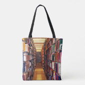 Canvas tas Bibliotheekboekhouders (Achterkant)