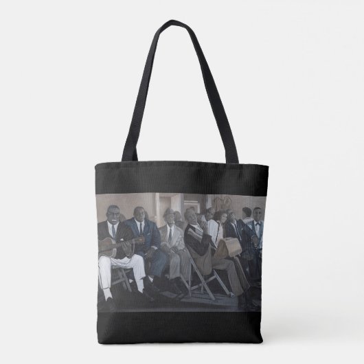 canvas tas "Big Blues Roadshow" (Achterkant)