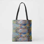 Canvas tas blauw (Voorkant)