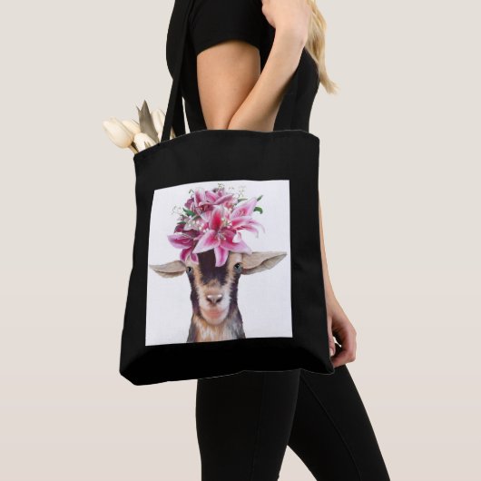 canvas tas (blk) - Lily en Posey de geiten (Dichtbij)