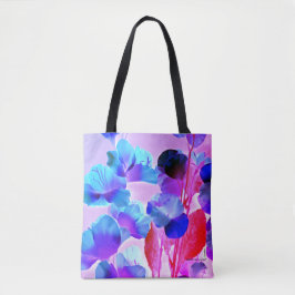 Canvas tas bloemen