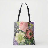 canvas tas bloemen (Voorkant)