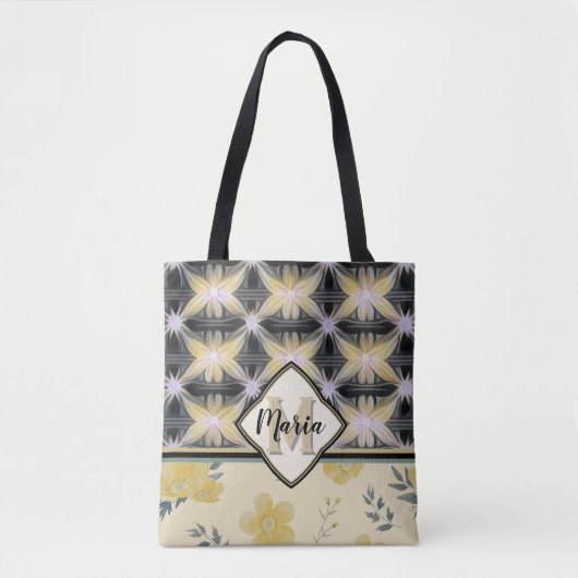 Canvas tas Bloemen aansluiten (Voorkant)