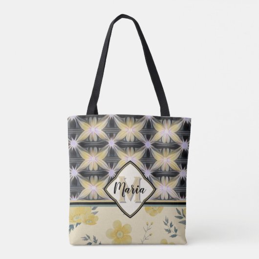 Canvas tas Bloemen aansluiten (Achterkant)