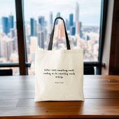 Canvas tas boek - Benjamin Franklin Quote