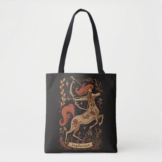 Canvas tas Boogschutter Hemelse Zodiac Art (Voorkant)