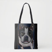 Canvas tas Boston Terrier () (Voorkant)