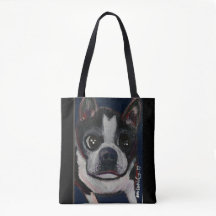 Canvas tas Boston Terrier ()