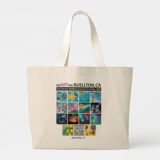 Canvas tas - boven het Zee (Achterkant)