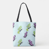 Canvas tas Butterflies (Achterkant)