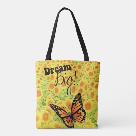 Canvas tas Butterfly (Achterkant)
