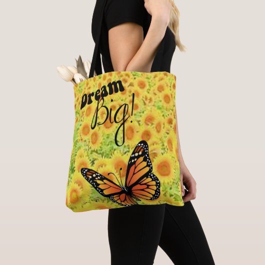 Canvas tas Butterfly (Dichtbij)