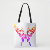 Canvas tas, 'Butterfly Aura' design, vrouwen Tote Bag (Voorkant)
