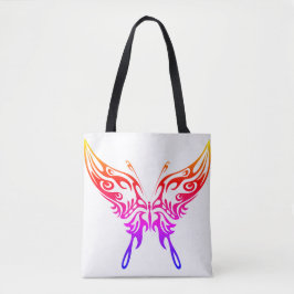 Canvas tas, 'Butterfly Aura' design, vrouwen Tote Bag