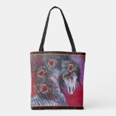 canvas tas "Calavera" (Achterkant)