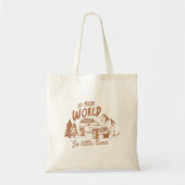 Canvas tas Camping Adventure-Natuur (Voorkant)