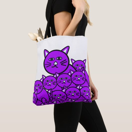 Canvas tas Cat (Dichtbij)