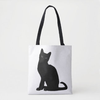 Canvas tas cat design