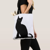 Canvas tas cat design (Dichtbij)