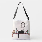 CANVAS TAS - CAT RELAXING (Achterkant)