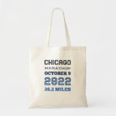 Canvas tas Chicago Marathon 2022 (Voorkant)