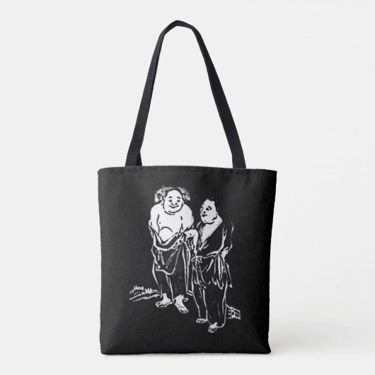 Canvas tas Chinees Hermit Poet Philosophers (Achterkant)