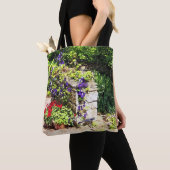 Canvas tas Clematis aan de wand (Dichtbij)