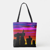 canvas tas Coyote Sunset (Achterkant)